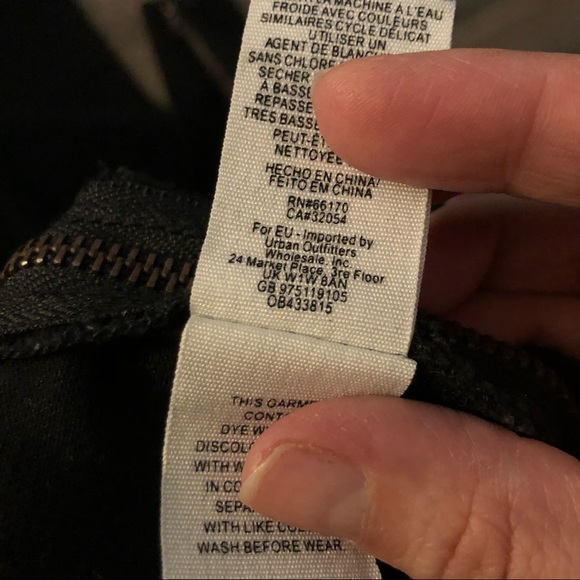 Free People Levon Zipper Skinny Jean 28 - Picture 6 of 10